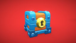 Cartoon Wooden Treasure Chest wooden, chest, prop, game-art, box, casual, game-asset, treasure-chest, wooden-chest, maya, low-poly, cartoon, game, lowpoly, stylized, rafael-ribeiro