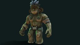 mayan golem substancepainter, substance, painter, blender