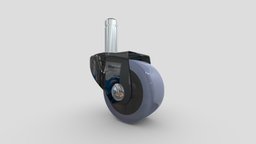 Caster Wheel Heavy Duty office, wheel, wheels, silicone, furniture, rubber, caster, metashape, chair, plastic