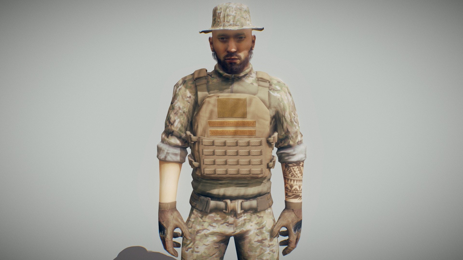 The United States Armed Forces are the military forces of the United States of America. It consists of six forces: the Army, Marine Corps, Navy, Air Force, Space Force, and Coast Guard. The president of the United States is the commander-in-chief of the Armed Forces and forms military policy with the Department of Defense (DoD) and Department of Homeland Security (DHS), both federal executive departments, acting as the principal organs by which military policy is carried out. All six armed services are among the eight uniformed services of the United States 3d model