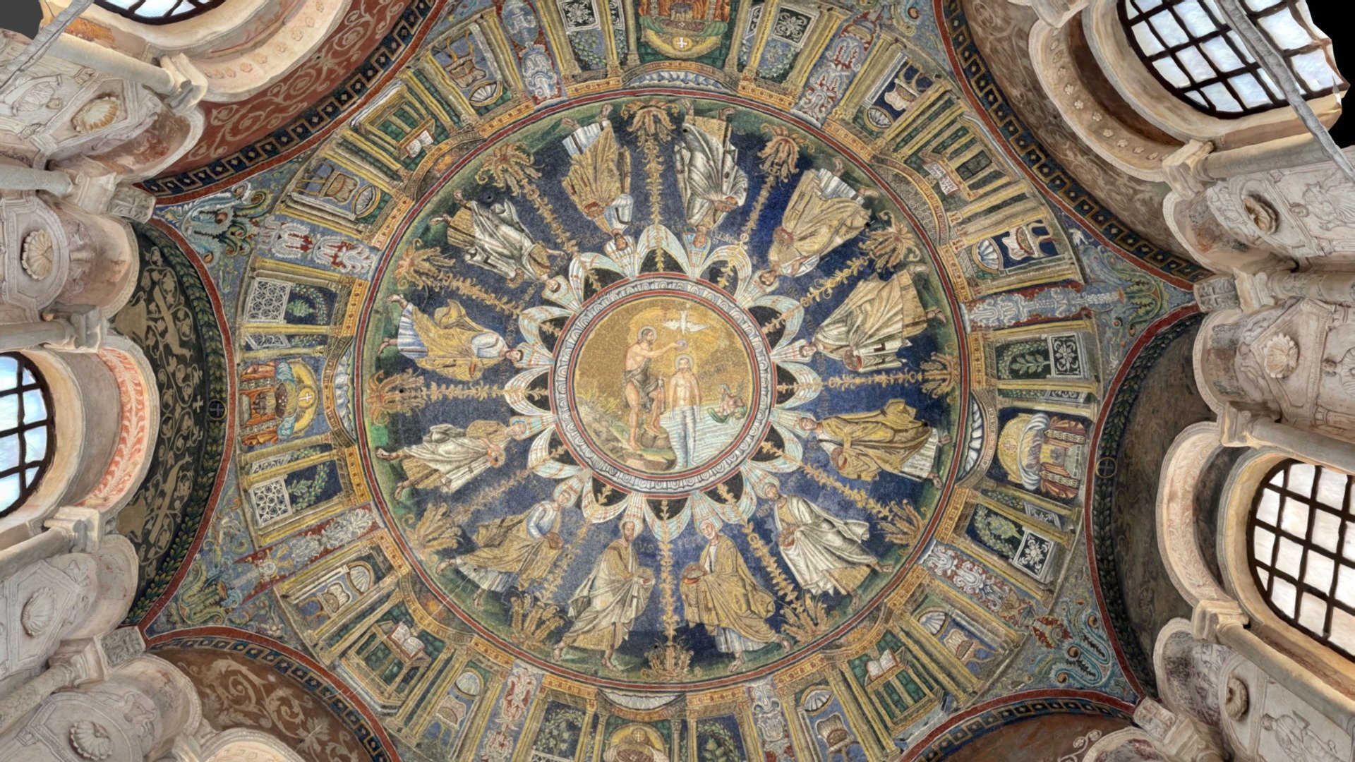 5th century baptistery in Ravenna, Italy. Scanned with Metascan on iPhone 12 Pro 3d model