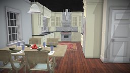 Farm House Kitchen Model