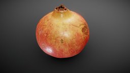 Pomegranate photoscan frut, scaniverse