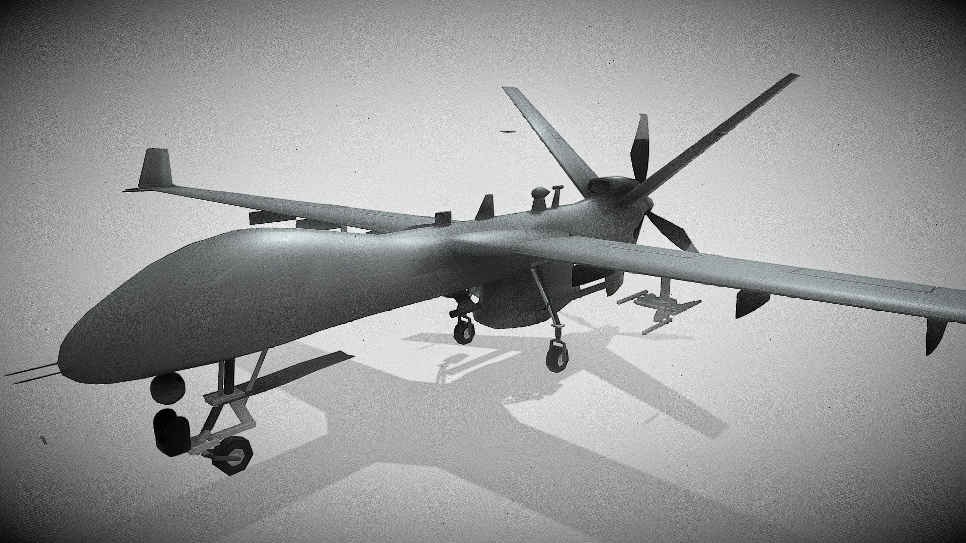 Here is the Anka S UAV from the aerospace vehicle manufacturer TEI.
I created a simple animation for a mechanism to retract the wheels. I will work on it soon, but currently working on some other models - Turkish TEI Anka S 2.0 Animated LowPoly UAV - Buy Royalty Free 3D model by Soft-X Solutions (@mikess323232) 3d model