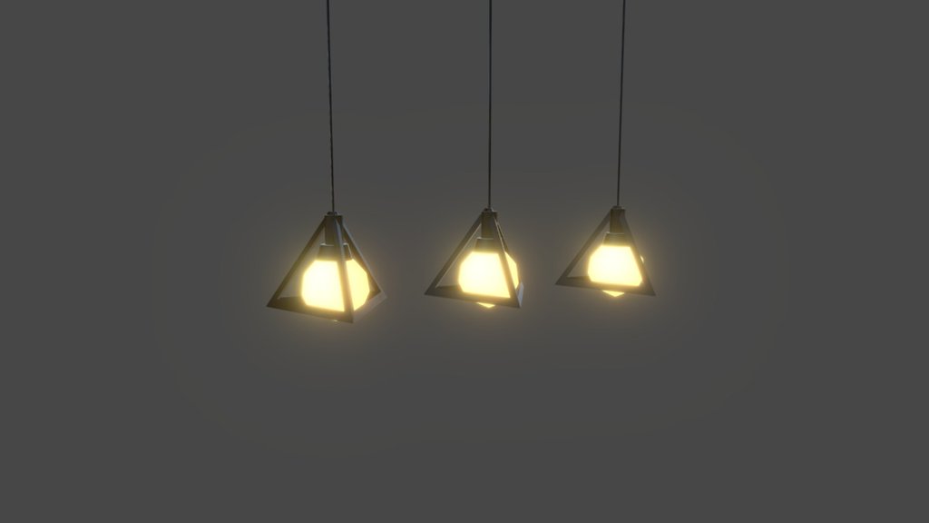 Triangle Top Light - 3D model by khanhnguyen1189 3d model