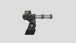 Minigun Turret substancepainter, substance