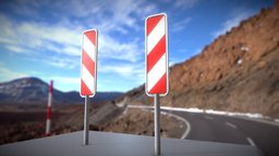 Leitbaken (beidseitig) traffic, german, 4k, signal, realistic, game-ready, urban-planning, verkehr, stadtplanung, road-sign, traffic-sign, 3dhaupt, street-furniture, verkehrszeichen, leitbake, leitbaken, street-architecture, straenverkehrszeichen, deutsche-verkehrszeichen, german-traffic-sign, verkehrsregeln, city-furniture, strassen-probs, strassenverkehr, low-poly