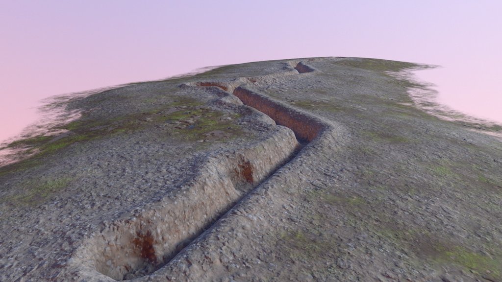 Human Trench - 3D model by oMiKo 3d model