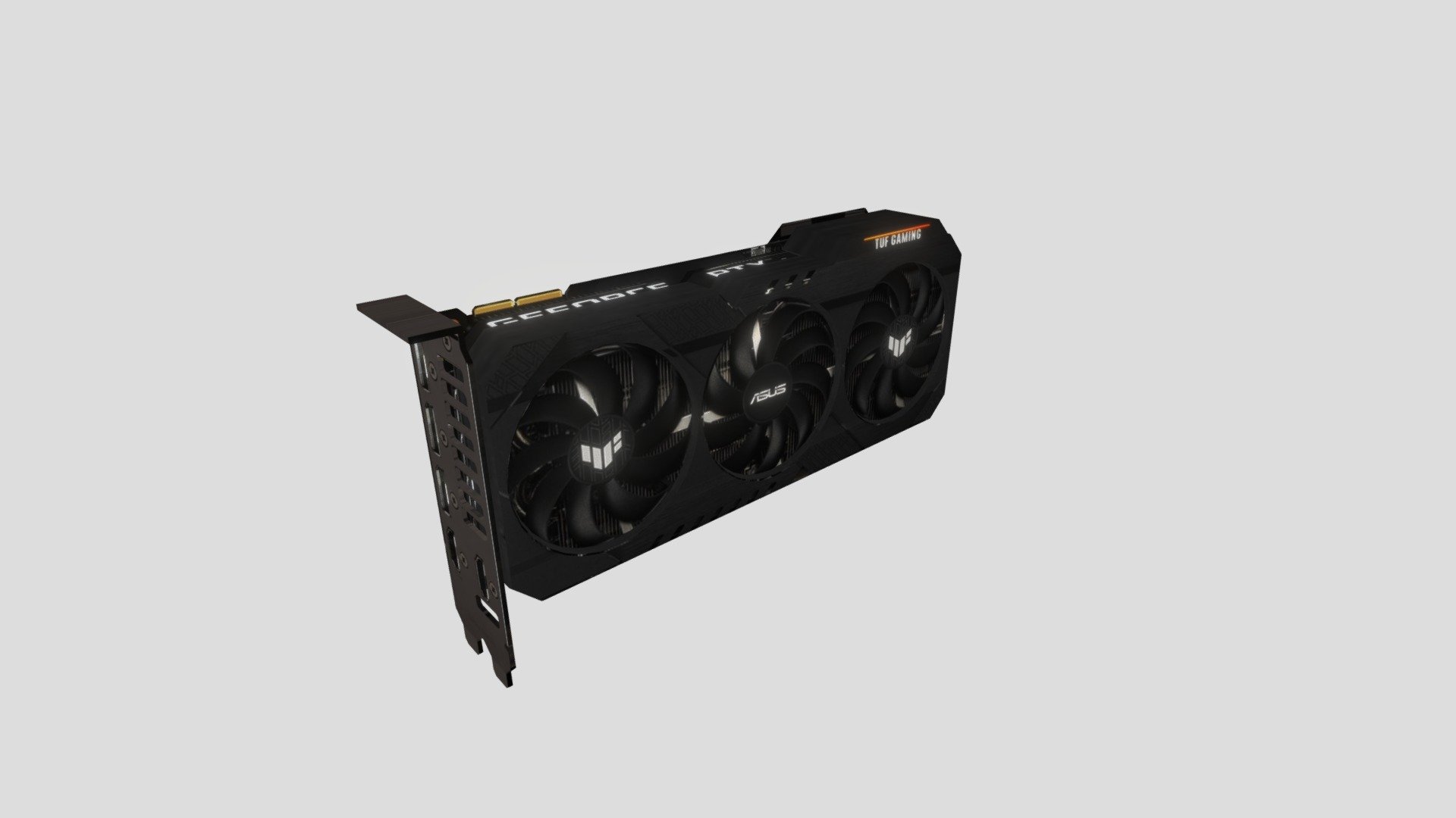 Grafikkarte ASUS Ge Force RTX™ 3090 TUF Gaming - Graphics card ASUS Ge Force RTX™ 3090 TUF Gaming - 3D model by 2K_LEx 3d model