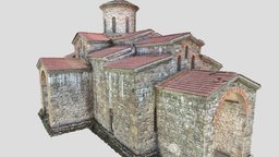 Christian church of the 10th century abondoned, photogrammetry, church