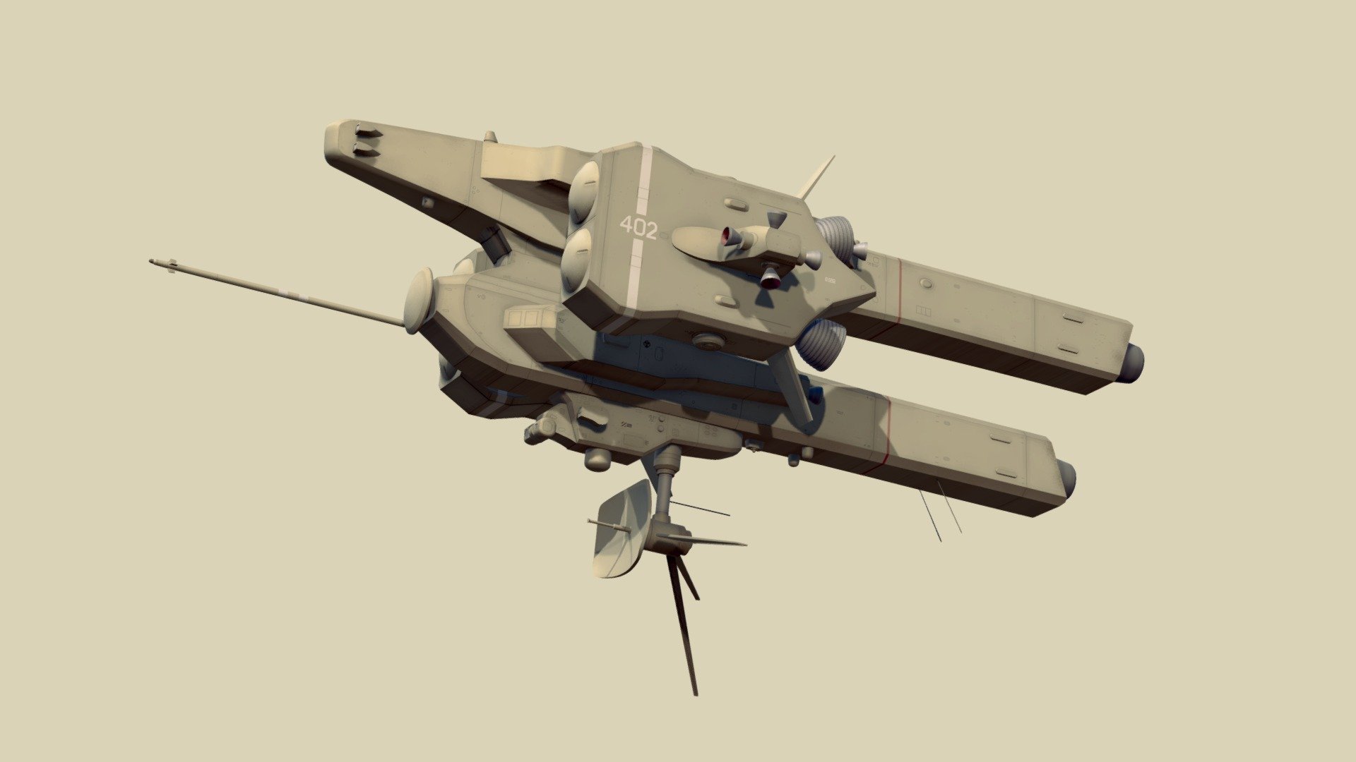 Piranha AEW Craft - 3D model by Wave Design (@231225) 3d model