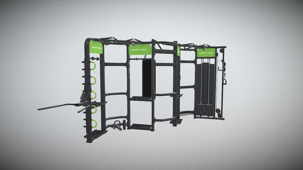 http://dhz-fitness.de/en/functional#E360D - FREESTYLE TOWER E360D - 3D model by supersport-fitness 3d model