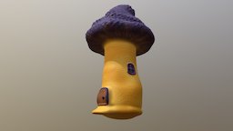 Tall Mushroom House 
