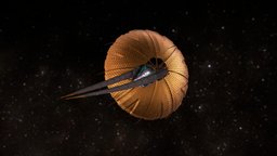 Alien Solar Cruiser film, cruiser, alien, substancepainter, substance, asset, game, scifi, ship, space, spaceship