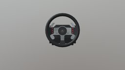 Logitech_G27_SteeringWheel gaming_props, maya, modeling, 3d, substance-painter