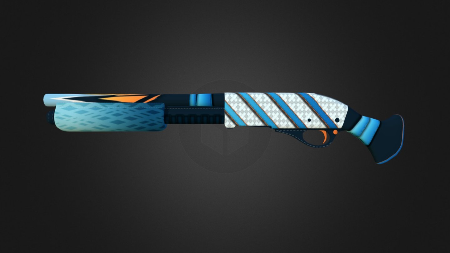http://steamcommunity.com/sharedfiles/filedetails/?id=677709591 - Sawed-off | Maska - 3D model by Nordcrisp 3d model