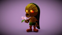Deku Link link, nintendo, majorasmask, dekulink, character, game, zelda