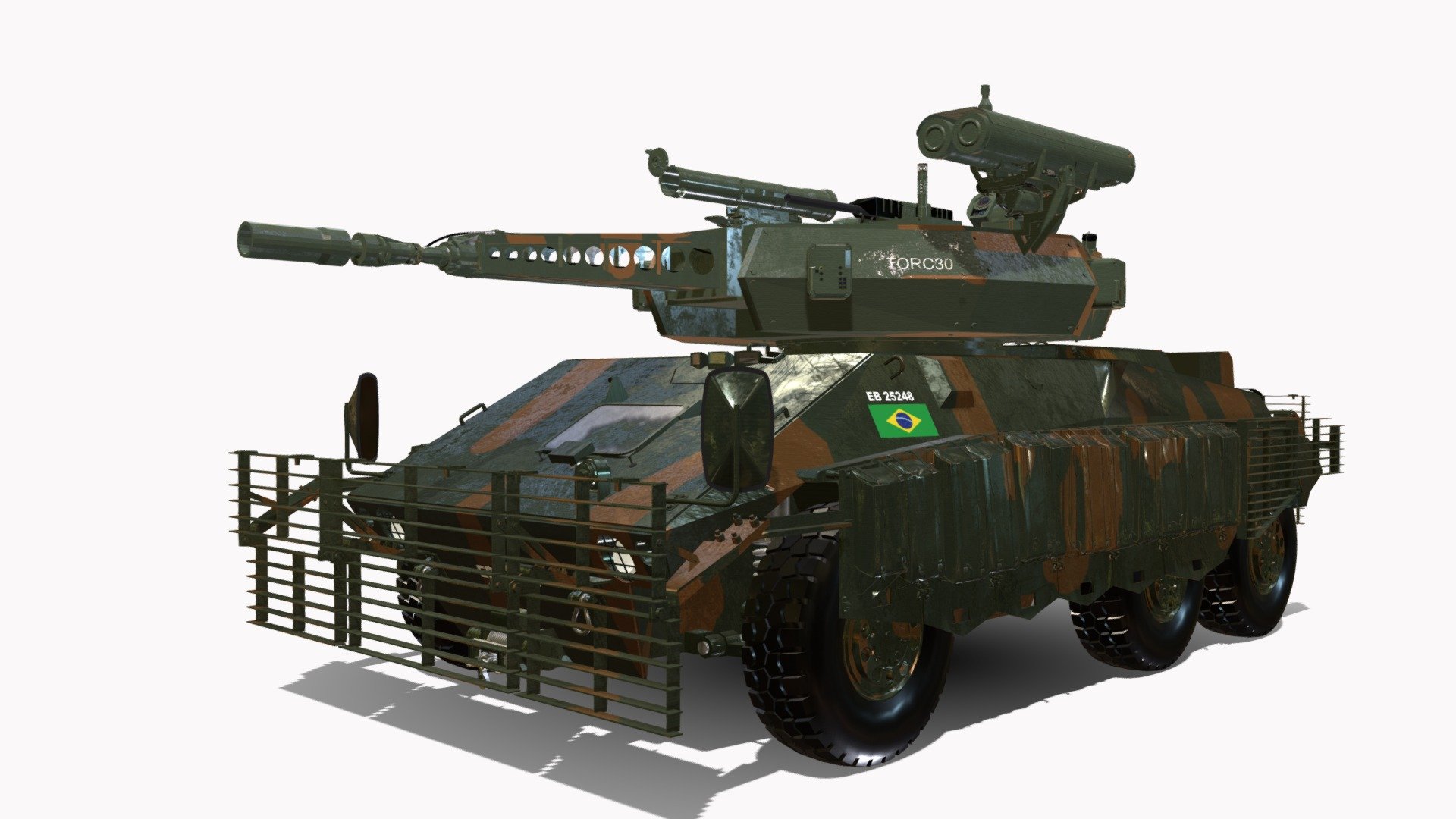 O EE-9 Cascavel é um veículo blindado brasileiro de seis rodas desenvolvido principalmente para reconhecimento. Ele foi projetado pela empresa Engesa em 1970, como um substituto para a frota envelhecida do Brasil de veículos M8 Greyhound. A denominação EE é uma abreviatura de Engenheiros Especializados S/A (a Engesa), o número 9 é a representação da tonelagem da primeira versão, e Cascavel é o nome de uma cobra venenosa brasileira. O veículo foi equipado com o canhão de 37 mm do Greyhound, e, posteriormente, uma torre francesa adotada do Panhard AML-90. Seus modelos posteriores carregaram uma torre produzida pela Engesa com um canhão Cockerill Mk.3 belga de 90 mm produzido sob licença com o nome de EC-90 3d model