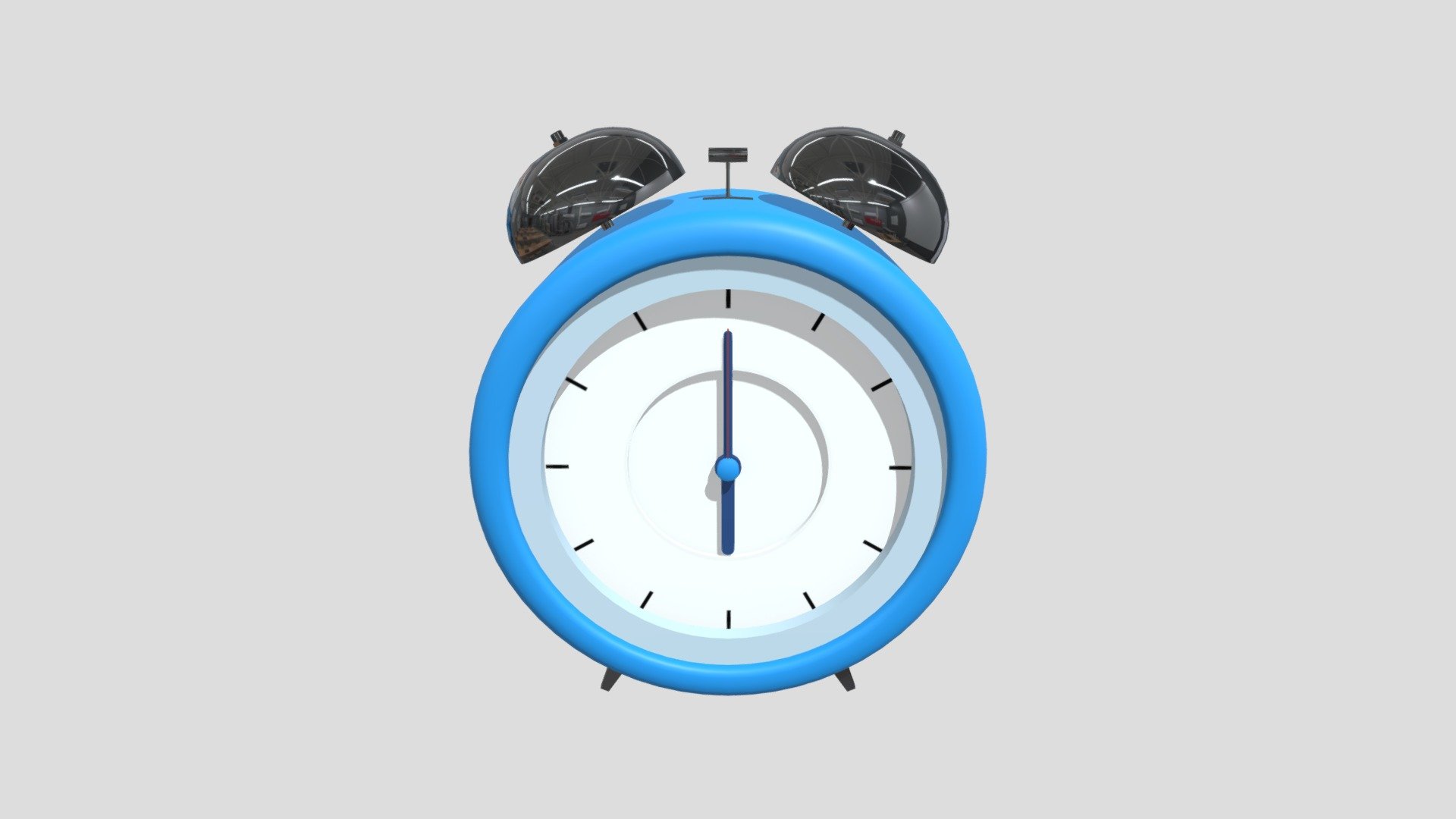 Vertices - 3962, Faces - 3372, Traingles - 6504 - Alarm Clock - Download Free 3D model by vikashmurmoo 3d model