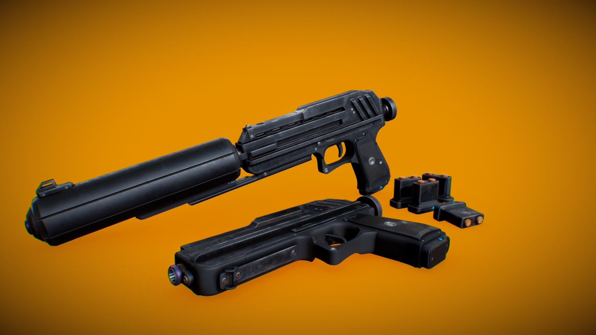 The standart issue sidearm of the grand army of the republic.

created for the star wars squad mod &ldquo;Galactic Contention
