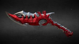 - Red Skull substancepainter, substance, knife, dagger