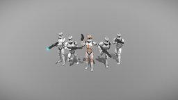 Phase 1 clones clonewars, clones, substancepainter, maya, starwars, commandercody, clones_phase_1