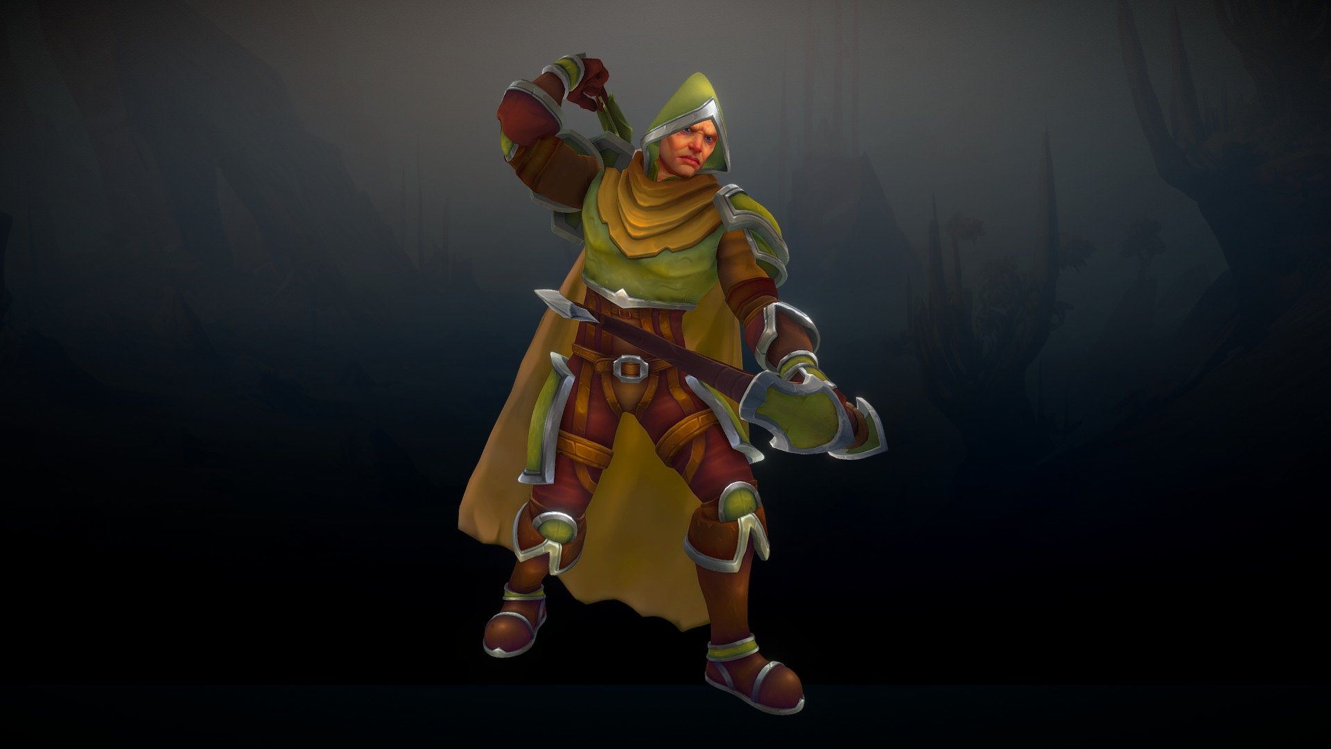 Stylized character for a project.

Software used: Zbrush, Autodesk Maya, Autodesk 3ds Max, Substance Painter - Stylized Human Male Ranger(Outfit) - 3D model by N-hance Studio (@Malice6731) 3d model