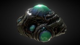 Alien Egg Sacs unreal4, substancepainter, substance, blender, zbrush