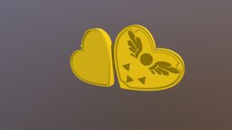 Undertale Collectors Edition chara, edition, hearth, locket, undertale, hearth-locket, collectors