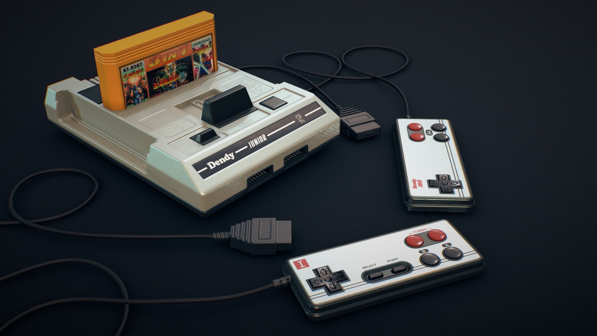 DENDY JUNIOR - Buy Royalty Free 3D model by Sladegeorg 3d model