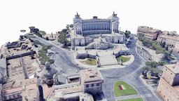 Victor Emmanuel II Monument,altare,roma,scan 