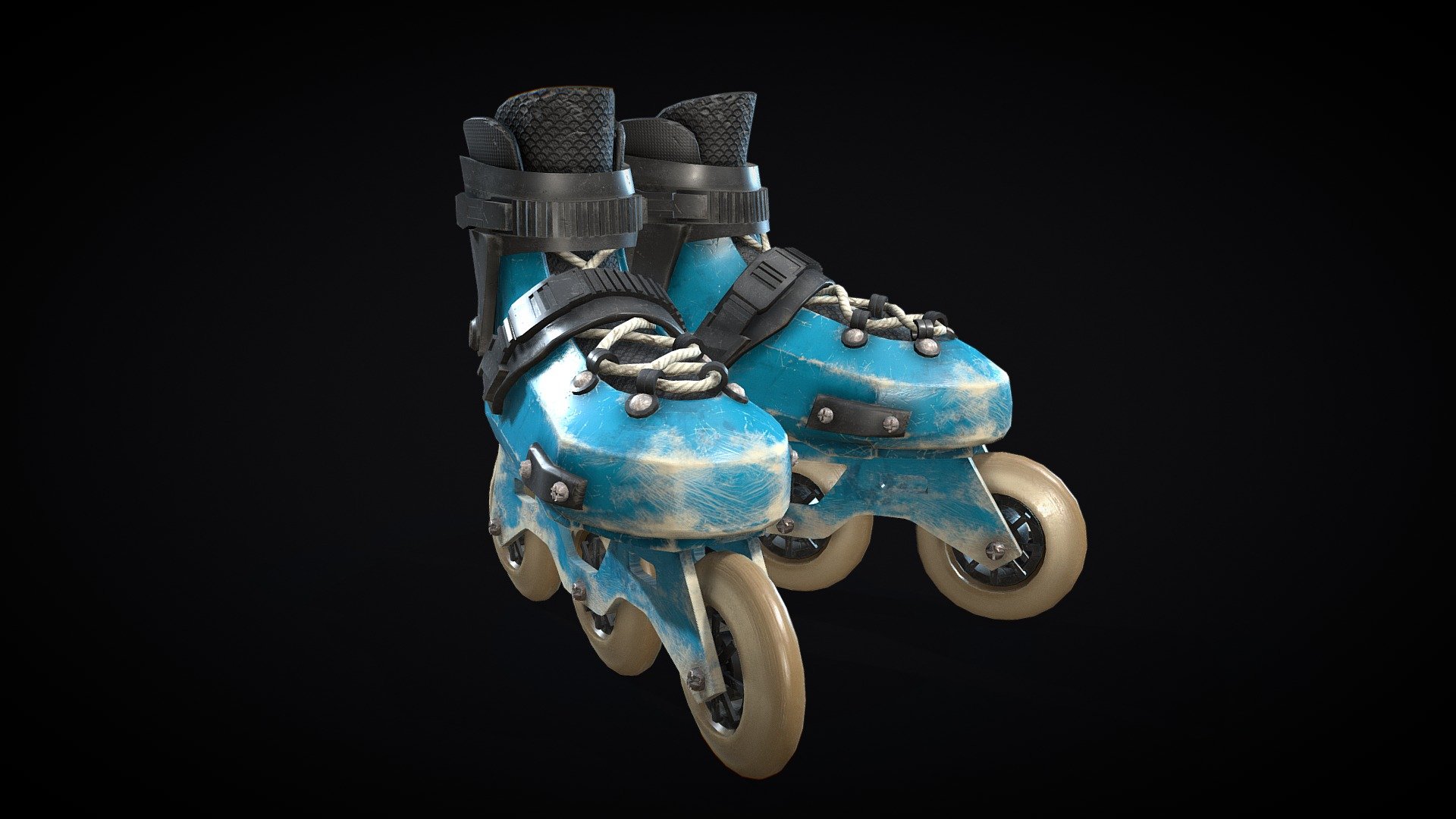 Long lasting roller skates - Rollers - 3D model by pingpong (@pingpong367) 3d model