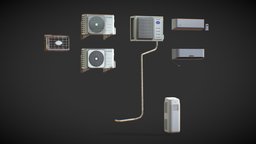 Air Conditioner Pack conditioner, airconditioner, ventilation, asset, gameready, ventilation-systems