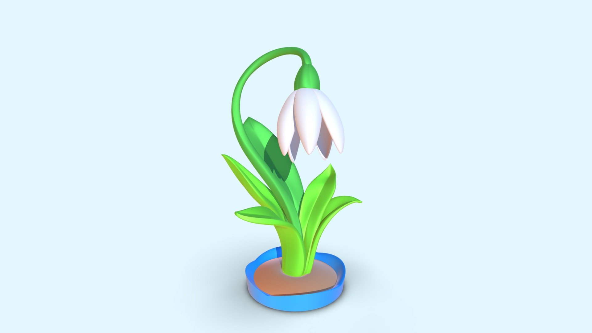 You can make table lamp - galanthus model have hole for wires. Size: 93 x 101 x 160 mm. Volume: 75 cm3. Author's work 3d model