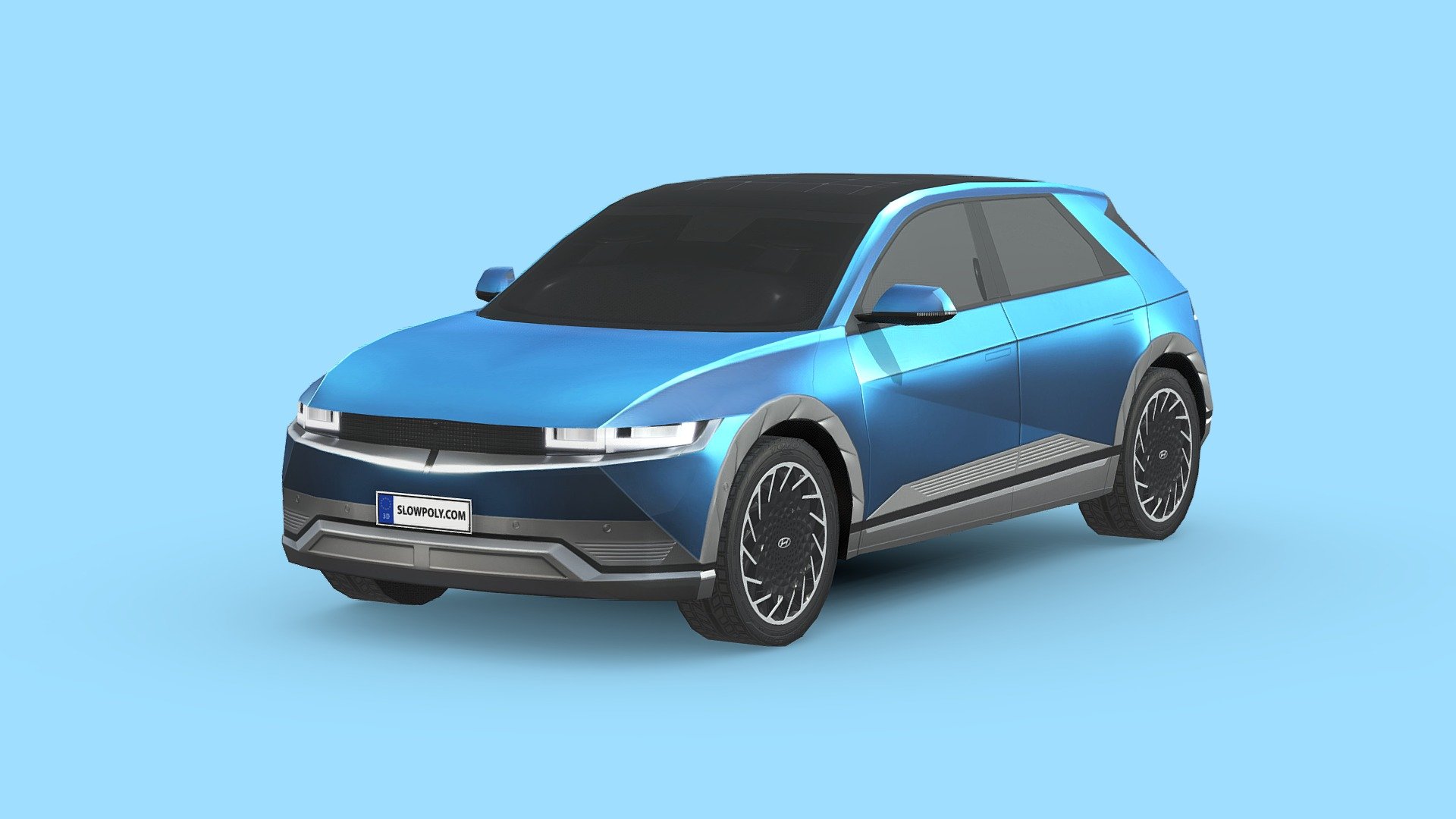 Buckle up and join the ride with our incredible 3D model car! With few polygons, it’s light, flexible, and realistic. High-quality textures bring it to life. Effortlessly integrate it into any project and let your creativity soar. Get ready for a thrilling journey!

If you love this 3d model and curious about how it’s done, visit our tutorial here: https://www.slowpoly.com/l/course unlock the technique, tool and trick to crafting this detailed-looking low poly car now! - Hyundai IONIQ 5 2022 - Buy Royalty Free 3D model by slowpoly 3d model