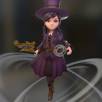 magician girl wizard, women, magician, girl, human, magic