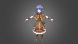 YS VII / Tia / 伊蘇7 / 缇雅露娜 lowpolymodel, ys7, yi-su, ysvii