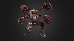 Alterum_Mane mecha, rigged-character, blender, hardsurface, game-ready-character