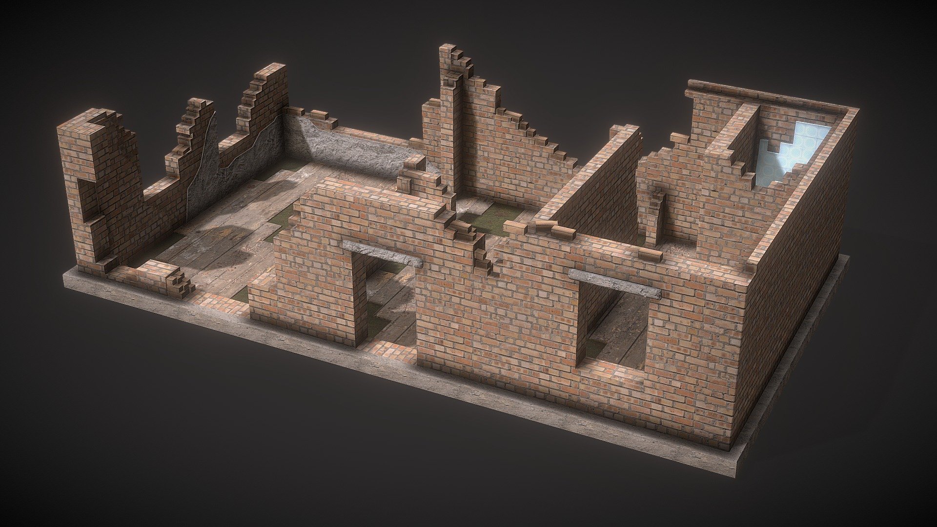 HI ! It`s model of house in Chornobyl and I would be grateful if you give me some feedback about this model or some advice to improvement my work.
Polys: 1877
Tris: 3421
6 UDIM texture maps - Chornobyl House - 3D model by BRAIN_ZIP 3d model