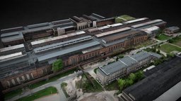 industrial ironworks plant DJI Mavic3 photoscan plant, dji, ironworks, photoscan, photogrammetry, air, industrial, mavic3