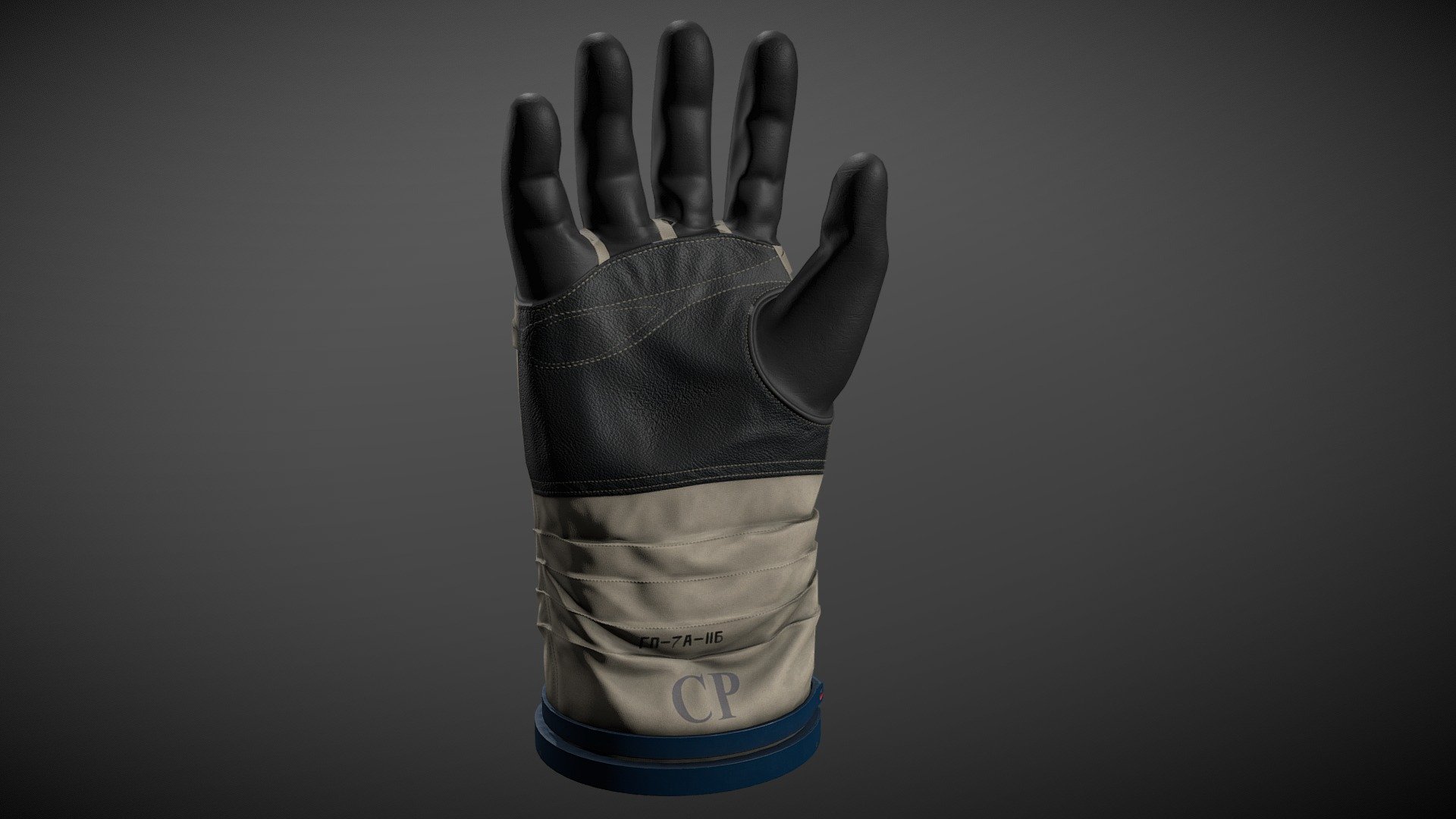 Astronaut Glove - 3D model by EgirX 3d model