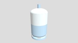 Gaz bottle obj, gaz, sweethome3d, low, poly, design, bottle
