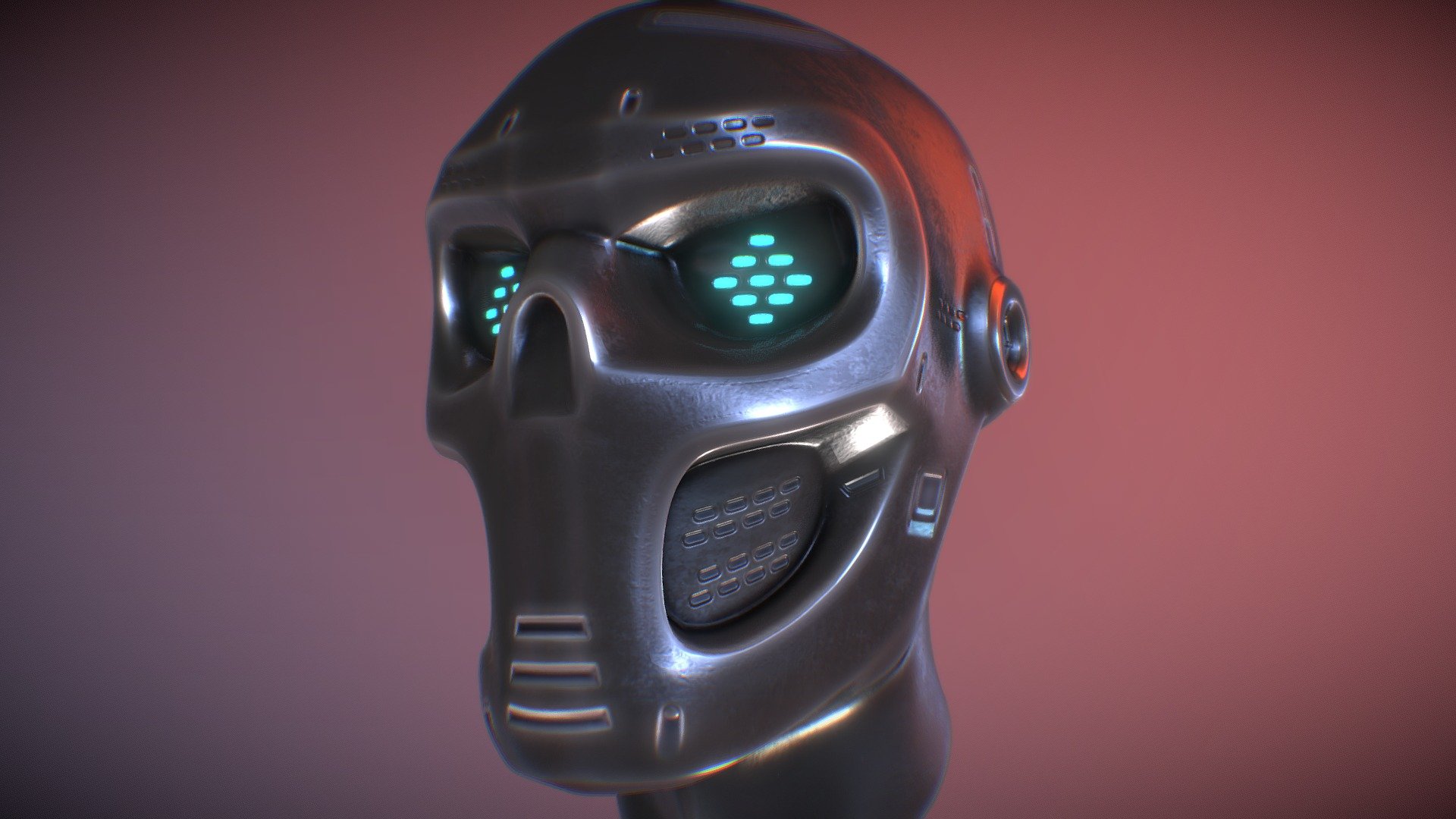 CYBERHEAD [High Poly Free Asset] - 3D model by Idmental (@idmental.id) 3d model