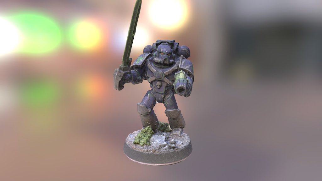 Alpha Legion - Effrit Squad Leader - 3D model by Mixed Reality Lab (@MixedRealityLab) 3d model