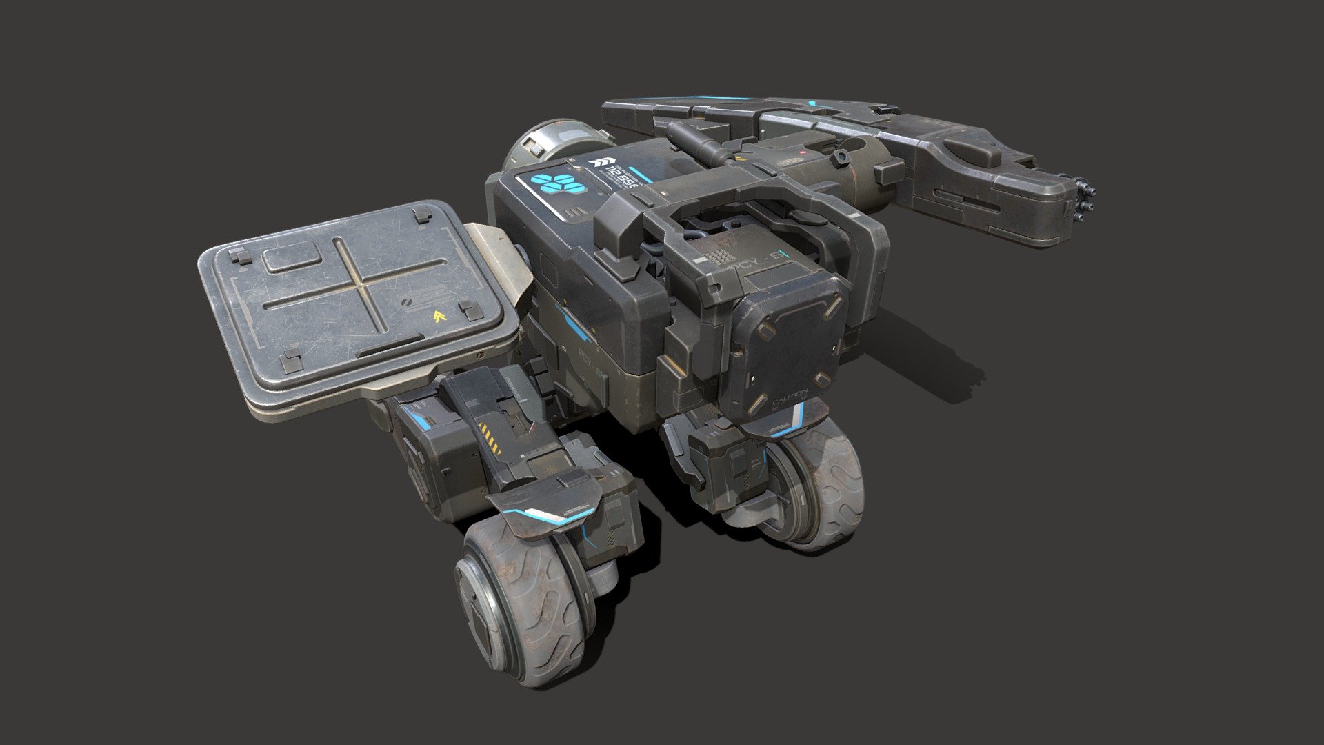 scifi-model537 - 3D model by cgmekamono 3d model