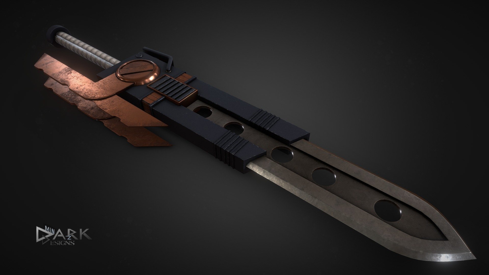 A blade that the mighty harpoonists used to slay the big leviathans
Based on the Amazing Manhuwa 
https://toomics.com/en/webtoon/episode/toon/4727 - Leviathan Blade - Buy Royalty Free 3D model by dark-minaz 3d model