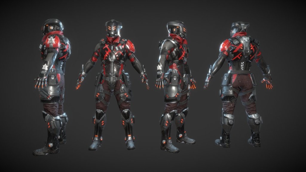 One of the 3D models we have created for Lawbreakers named Wraith.

http://lawbreakers.nexon.net/en 

http://studio.evozon.com - Lawbreakers - Wraith - 3D model by Evozon Game Studio (@evozongamestudio) 3d model