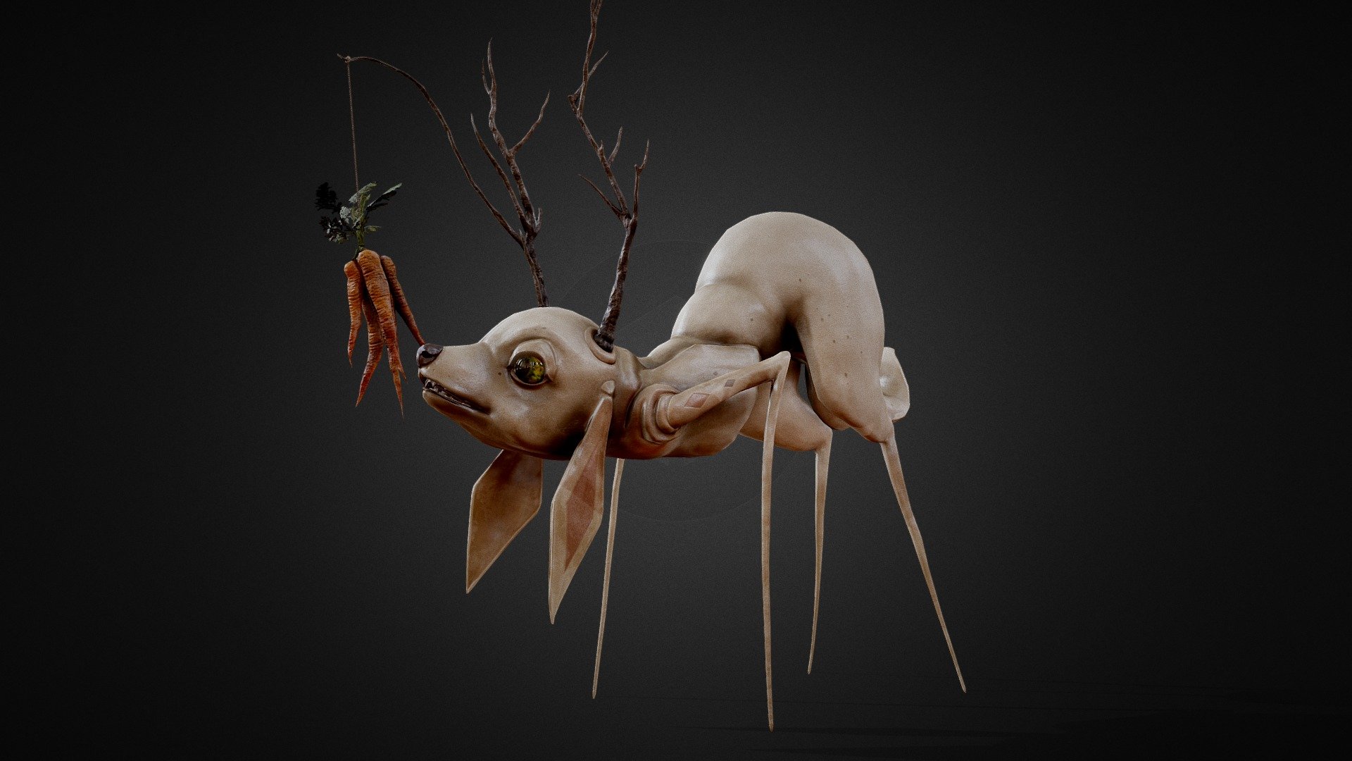 I came across some cool graffiti art from Serge KB on the streets which gave me the inspiration for Gorky the Anxious dog! - Gorky the Anxious Dog - Buy Royalty Free 3D model by EddieEdwin 3d model