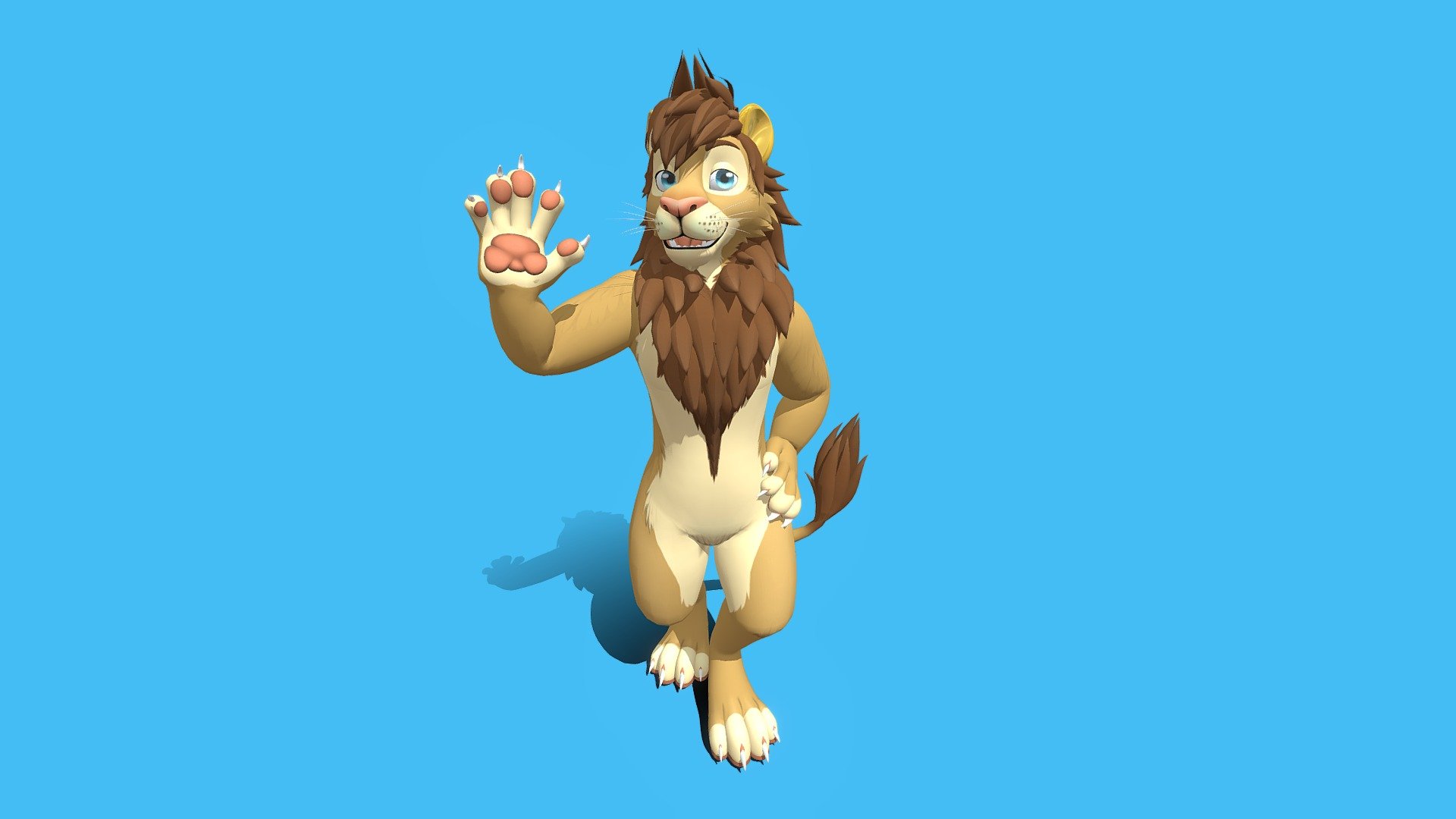 This is a redo of the same character I did about 4 years ago! Exciting and interesting to see my own progress, and I hope to keep progressing and look back on this one the same way in the future :)  https://skfb.ly/6SSKo

This is meant to be used as a VRChat Avatar, and includes emotes, multiple pieces of clothing and accessories etc

Mesh made in Blender, textured in SAI2

This was made as a custom commission and is not downloadable publicly. Thank you!! For custom commission status, check out my telegram channel t.me/Meelo3D - Darkmayne VRChat Avatar - V2 - 3D model by Meelo 3d model