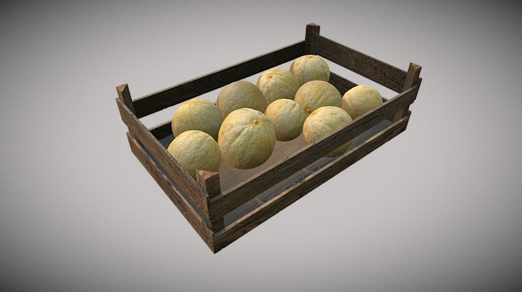 Cesta Meloni - Download Free 3D model by Francesco Coldesina (@topfrank2013) 3d model